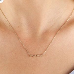 Minimalist Mama Necklace